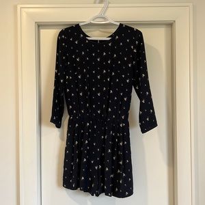 Club Monaco Isra Silk Floral Shorts Romper